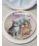 Playful Companions Kitten Cousins The Danbury Mint Cat Plate 8&quot; By Ruane... - £7.79 GBP