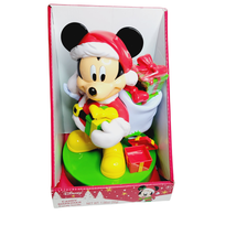 Disney Mickey Mouse Santa Candy Dispenser Limited Edition Christmas Holiday - $19.78