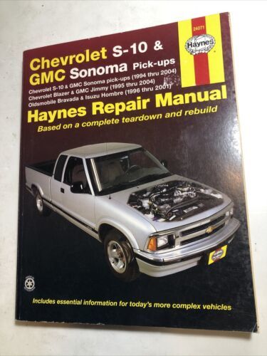 1994-2001 Chevy S-10 Sonoma Pick Ups Blazer GMC Jimmy Envoy Haynes Manua... - $13.98
