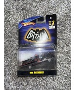 NEW 2009 HOT WHEELS 1966 TV SERIES BATMAN BATMOBILE VEHICLE CAR 1/50 SCA... - $10.39