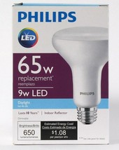 1 Count Philips LED 9w Daylight 650 Lumens Indoor Reflector Dimmable Bulb - £10.95 GBP