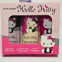 Hello Kitty 3 Pieces Body Products Set, 7.43 Body wash + Body Lotion + Shampoo - £20.02 GBP