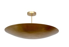 6 Light Elegant Ceiling Flush-mount light Pendant Mid Century Modern Raw... - $700.32