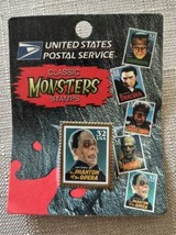 Vintage USPS Universal Monsters Stamp Phantom Of The Opera Pin 32 Cents New 1997 - £6.87 GBP