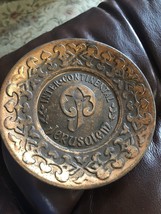 Jerusalem Intercontinental Hotel Vintage Pressed Copper Wall Plaque - $45.53