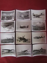 Vintage Lot of 12 Early Aviation WW1/WW2 Plane Photos #5 - £47.33 GBP