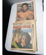 37 Rolling Stone Magazines lot vintage 1970s 1980s - $1,128.81 MXN
