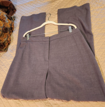 Dana Buchman Gray Size 14 Dress Pants Slacks Straight Leg Stretch Pockets - £14.24 GBP