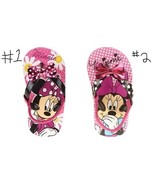 Disney Minnie Mouse  Toddler Girl&#39;s  Beach Flip Flops Sandals Various Si... - £12.78 GBP