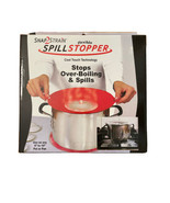 Snap2Strain Flexible Spill Stopper Red Lid for 6-10 in Pot or Pan As See... - $10.00