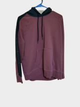 Under Armour Loose Pullover Hoodie Men&#39;s Size Large Magenta/Black - £12.60 GBP