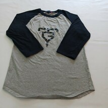 Sport-Tek 3/4 Sleeve Men&#39;s Gray &amp; Blue Cotton Reglan T-Shirt Size XS RN#... - $191.28 MXN