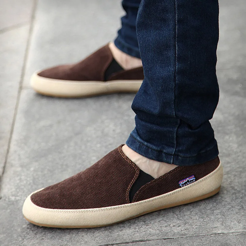 Men  2024 Summer Loafers  Canvas Shoes High Quality Casual Footwear Fash... - £118.93 GBP