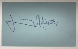 Larry Manetti Signed Autographed 3x5 Index Card - £11.88 GBP