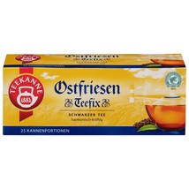 Teekanne Ostfriesen Teefix strong Assam black tea 25 TEAPOT size bags-FR... - $10.88