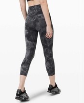 Lululemon Align Crop 21&quot; Diamond Dye Diamond Dye Asphalt Leggings Size 6... - $35.99