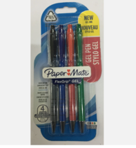 #PaperMate FlexGrip Gel Pens Assorted Pack of 4 Paper Mate Back To School - £5.79 GBP