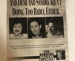 Barbara Walters Print Ad Courtney Love Demi Moore Sandra Bullock Tpa15 - $5.93