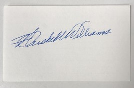 Hershel W. Williams Signed Autographed Vintage 3x5 Index Card - Medal of Honor - £15.81 GBP