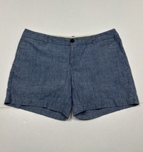 Merona Blue Chino Shorts Women Size 4 (Measure 30x5) - £9.07 GBP