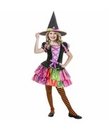 Patchwork Witch Costume Girls Small 4 - 6 - £22.87 GBP