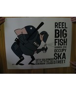 Reel Big Fish Poster Silk Screen Signed Numbered Occupy Ska Street Summe... - $3,391.26 MXN