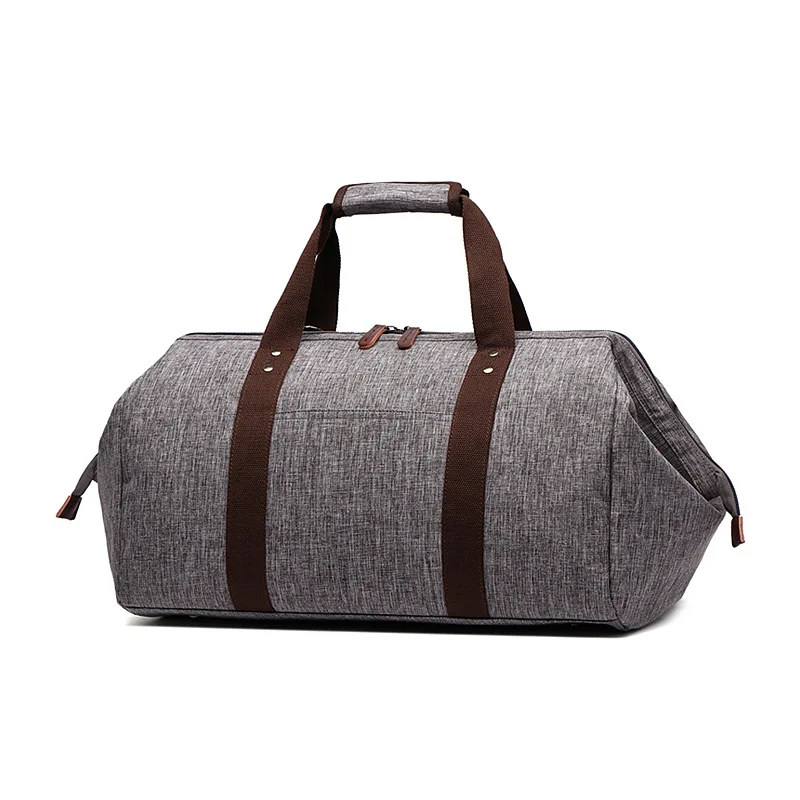 Canvas Men Travel Bags Carry on Luggage Bag Men Duffel Bags Travel Tote Large We - £43.16 GBP