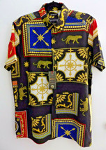 NEW Drill Clothing Company Baroque Gold Italian Designer Style Mens Shirt - £29.14 GBP
