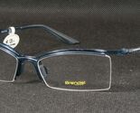 Brendel 905106 40 Transparent Sarcelle / Unique Rare Lunettes 52-16-130mm - $86.23