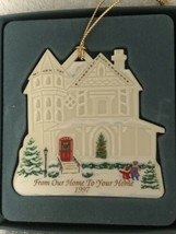 Lenox From Our Home To Your Home Vintage House Ornament 1997 w/Original Box - £14.93 GBP