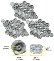 36pr Vintage Tradeship 1/24 1/32 Slot Car Aluminum Wheels 5/40 Thread 15x7 Aged! - £33.60 GBP