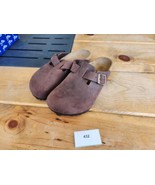 Birkenstock Boston Suede Soft Foot Bed Clogs Brown Women&#39;s US Size L6  E... - $174.81 CAD