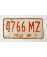 1968 Ohio License Plate 4766 MZ - $21.78