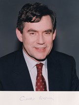 Gordon Brown Former Prime Minster Large Hand Signed Photo - £10.21 GBP