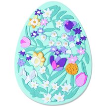 Sizzix Thinlits Die Set 15PK Intricate Floral Easter Egg by Jenna Rushforth, 665 - £9.11 GBP