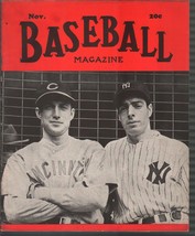 Baseball Magazine  11/1939-Joe DiMaggio-Bucky Walters-World Series-MLB-pix-FN - £103.10 GBP