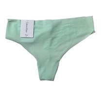 Calvin Klein Invisibles Thong D3428 Light Green Size XS  New - $9.75