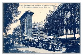 Porte Saint-Denis Street View Paris France UNP Unused DB Postcard  Z4 - £6.18 GBP