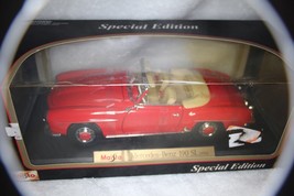 Maisto Special Edition 1955 Red Mercedes Benz 190 SL 1:18 Die Cast No. 31824 - £47.04 GBP