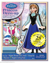 Disney Anna Princess Dress-up Magnetic Wooden Doll Arendelle 25 Pieces New - £31.43 GBP