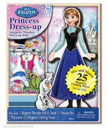 Disney Anna Princess Dress-up Magnetic Wooden Doll Arendelle 25 Pieces New - £31.92 GBP