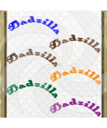 Dadzilla-Digital ClipArt-Font-PNG-Gift Tag-T shirt-Jewelry-Holiday-Scrap... - $37.17 MXN