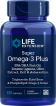 3 Bottles Sale Life Extension Super Omega-3 Plus EPA/DHA Krill Astaxanthin 120 - £67.73 GBP