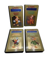 Walt Disney Home Video Limited Gold Edition II Cartoon Classics VHS Lot 4 - £28.28 GBP