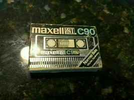Vtg Maxell C90 Cassette Tape Record Bar Advertising Match Box Diamond Ma... - $25.72