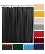 Magnetized PVC Shower Curtain Liner, Mildew Resistant, 70&quot;x72&quot;, Hooks Op... - $9.42 CAD+