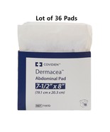 36 Ct. Abdominal Pads ABD Sterile 7-1/2&quot; X 8&quot; Dermacea Gauze Bandage Pad... - $32.15
