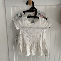 Baby Gap Girls Toddler Girls &amp; Rainbow Printed Peplum Tops Shirts 2T Set... - $18.00