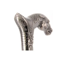 36" Horse Artisan Intricate Carved Walking Stick Black Glossy Gentleman's Cane image 4