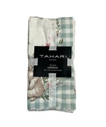 Tahari Home Cloth Napkins Easter Dinner Holiday Green Plaid Bunny Floral... - $578.64 MXN